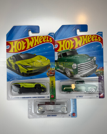 Hot Wheels Imported Lamborghini Centenario Roadster Set of 3 – 1:64 Scale Die-Cast Cars