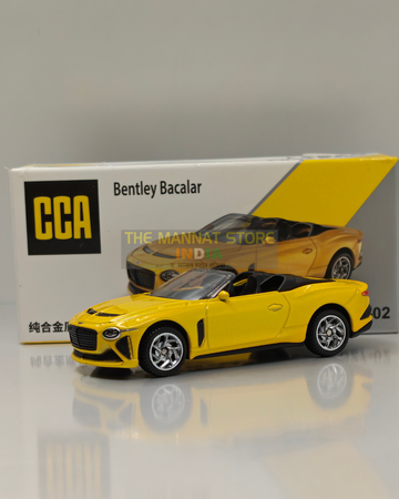 Bentley Bacalar Yellow – 1:64 Scale Diecast Model