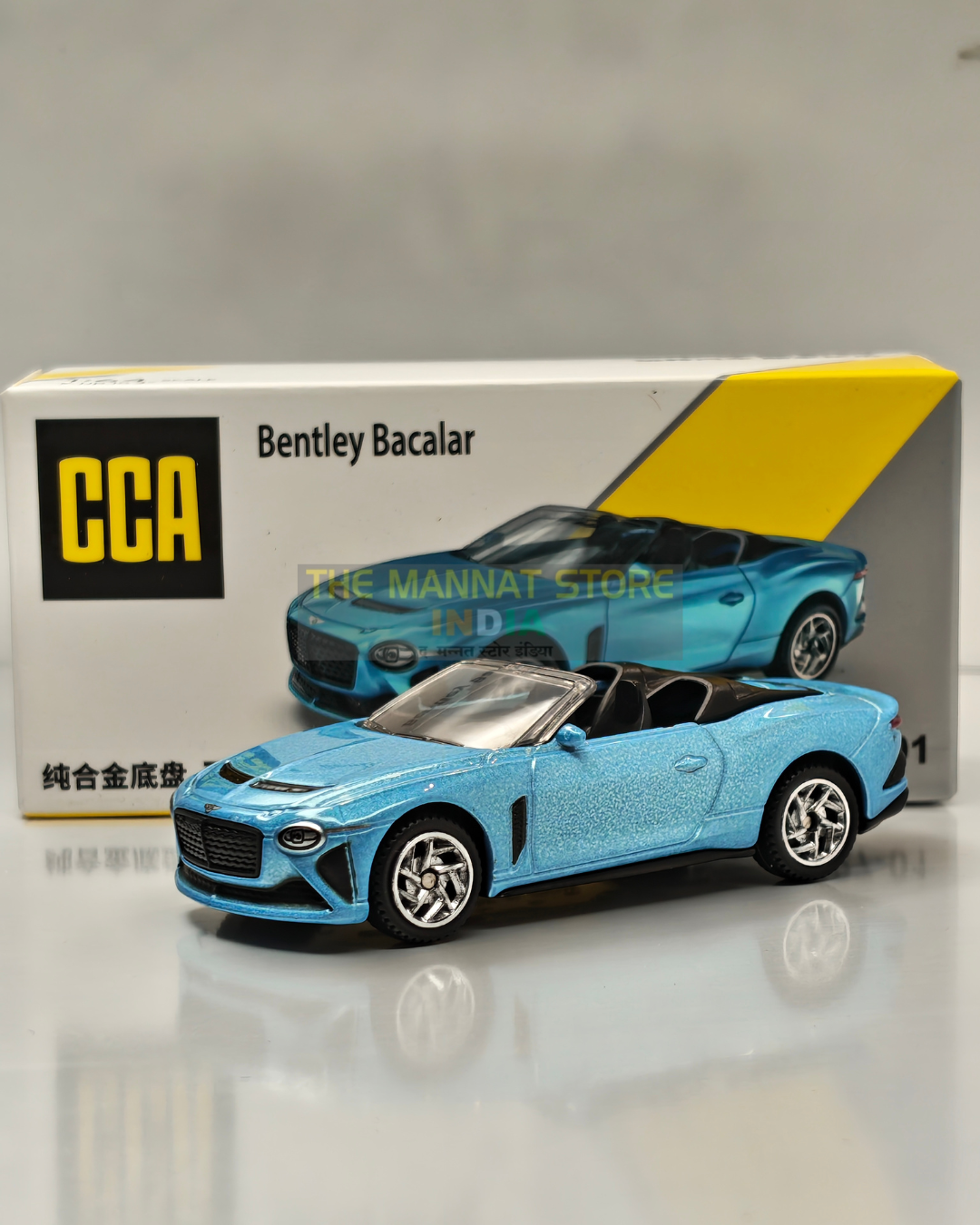 Bentley Bacalar Blue – 1:64 Scale Diecast Model