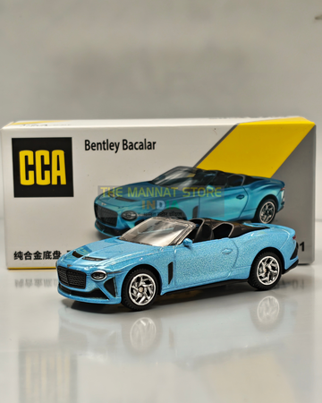 Bentley Bacalar Blue – 1:64 Scale Diecast Model