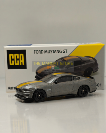 Ford Mustang GT Grey – 1:64 Scale Diecast Model