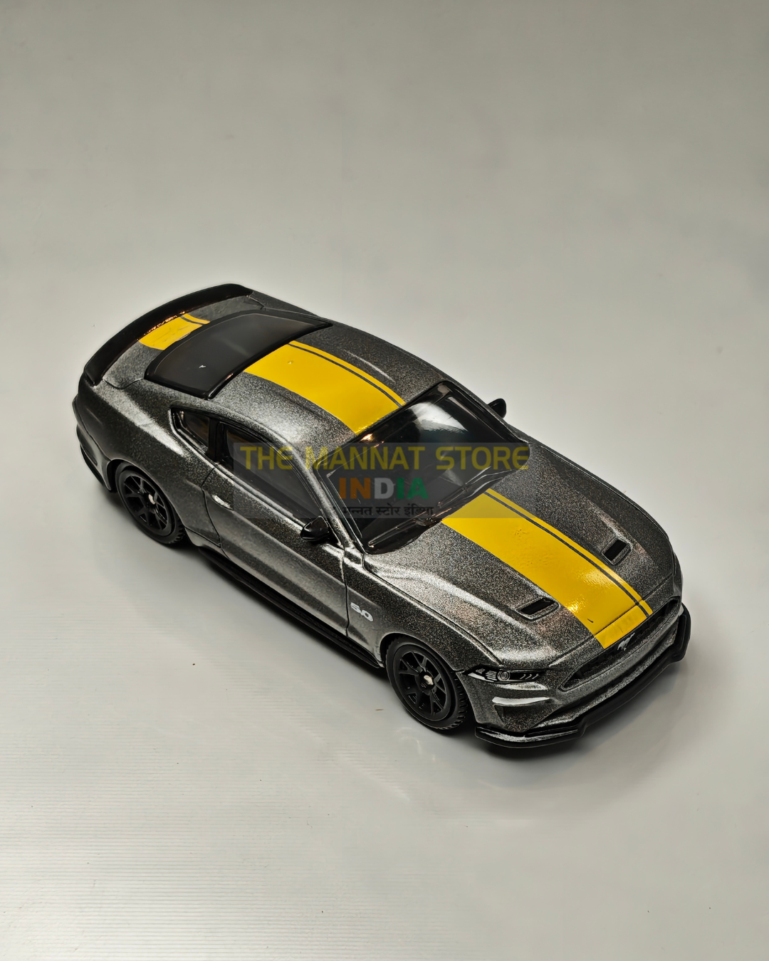 Ford Mustang GT Grey – 1:64 Scale Diecast Model