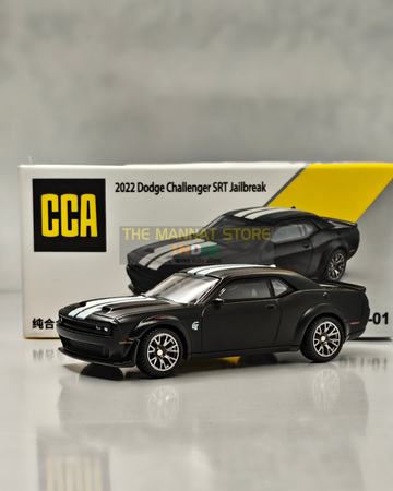 2022 Dodge Challenger SRT Jailbreak Matte Black – 1:64 Scale Diecast Model