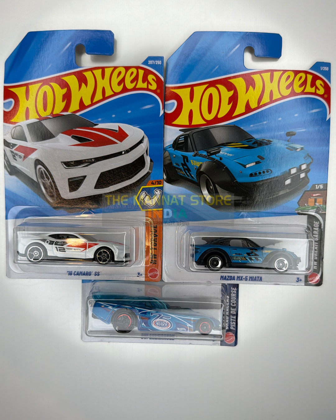 Hot Wheels 2026 Indian Case Set – '78 Camaro SS, Mazda MX-5 Miata + 1 Fantasy Casting | 1:64 Scale Die-Cast Models