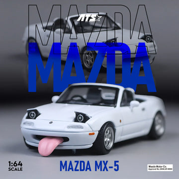 ATS880101 Mazda MX-5 White – 1:64 Scale Die-Cast Model
