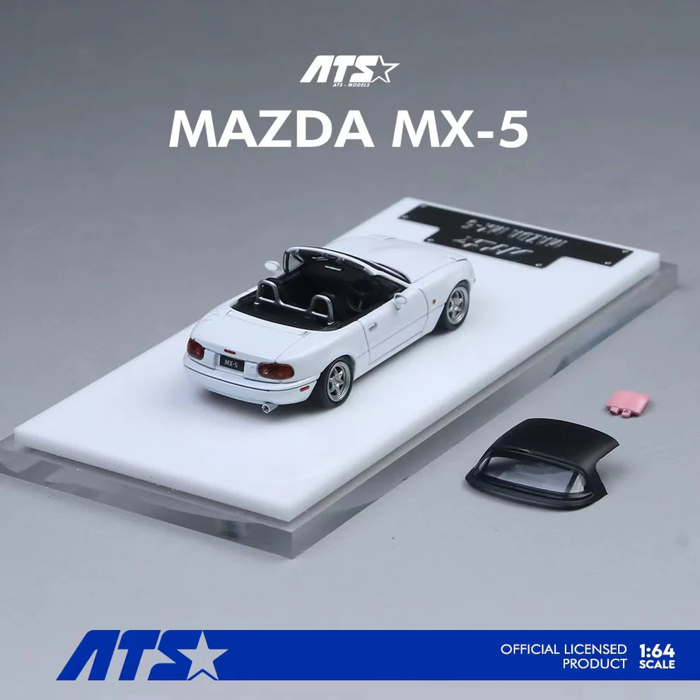ATS880101 Mazda MX-5 White – 1:64 Scale Die-Cast Model