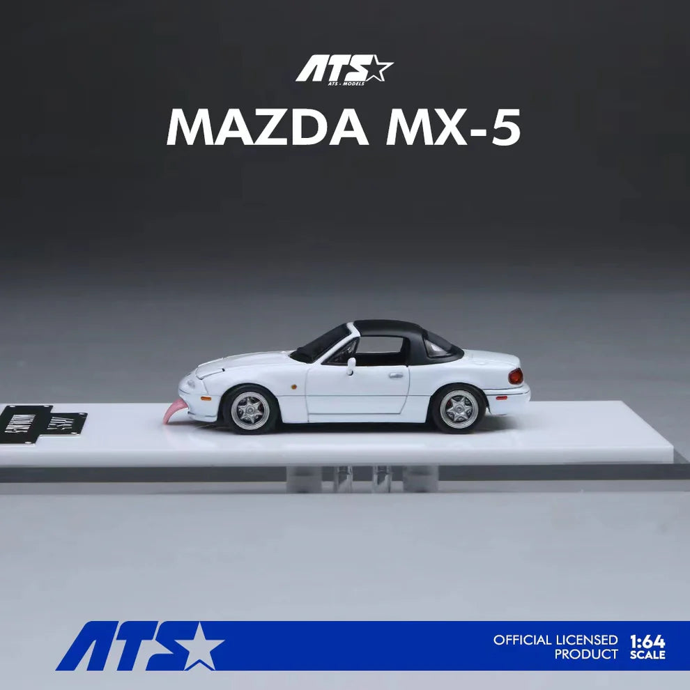 ATS880101 Mazda MX-5 White – 1:64 Scale Die-Cast Model