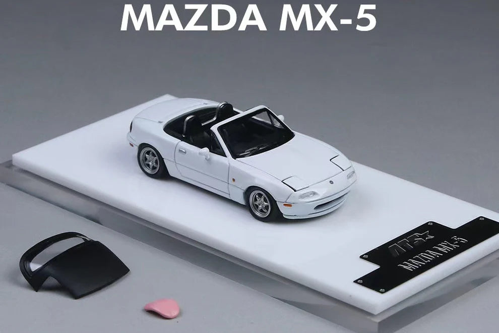 ATS880101 Mazda MX-5 White – 1:64 Scale Die-Cast Model