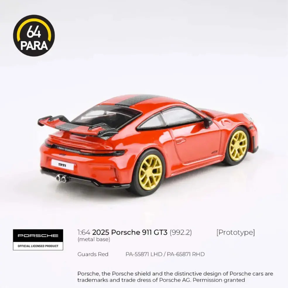 PARA64 1:64 2025 Porsche 911 GT3 (992.2) Guards Red