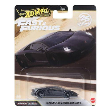 Hot Wheels Premium Fast & Furious Lamborghini Aventador Coupé – 1:64 Scale Die-Cast Model