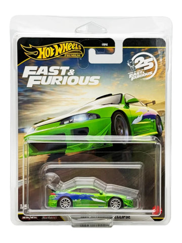 Hot Wheels Fast & Furious 1995 Mitsubishi Eclipse – Chase Piece with Protector | 1:64 Scale Die-Cast Model