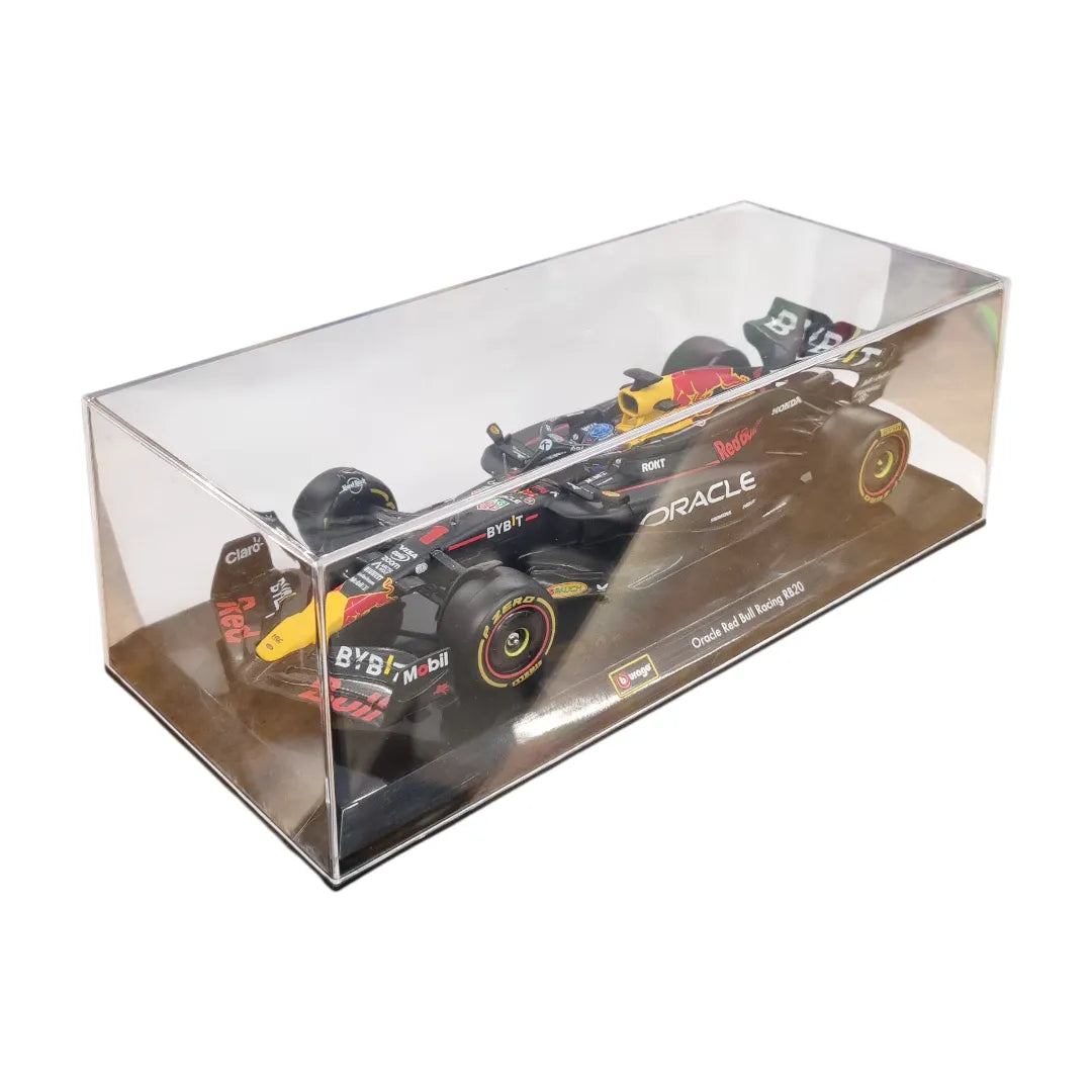 Bburago 2024 Oracle Red Bull Racing RB20 #1 Max Verstappen (With Plex Case) – 1:24 Scale Die-Cast Model