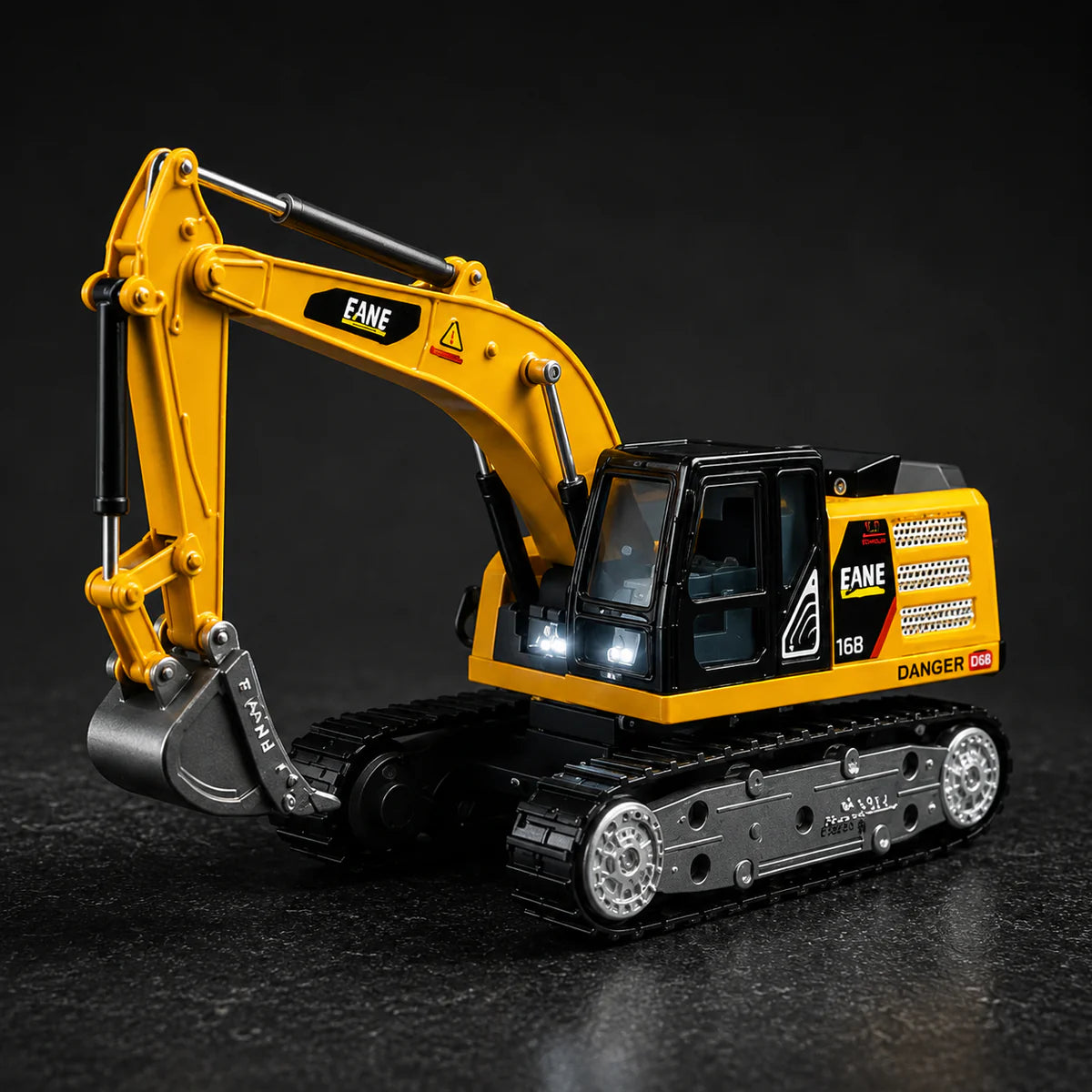 Trasped JCB RC Excavator – 1:64 Scale 2.4GHz Remote Control Alloy Model