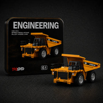 Trasped RC Dump Truck – 1:64 Scale 2.4GHz Remote Control Alloy Model