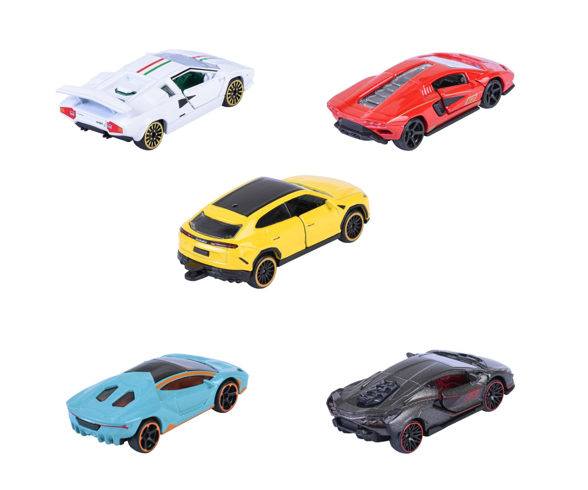 Majorette Lamborghini 5-Piece Giftpack | Die-Cast Model Car Set