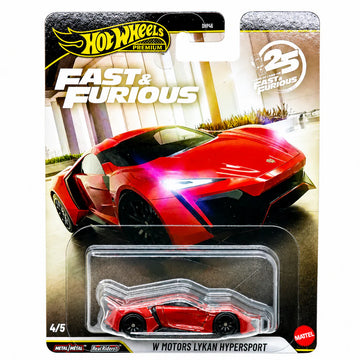 Hot Wheels Premium Fast & Furious W Motors Lykan HyperSport – 1:64 Scale Die-Cast Model