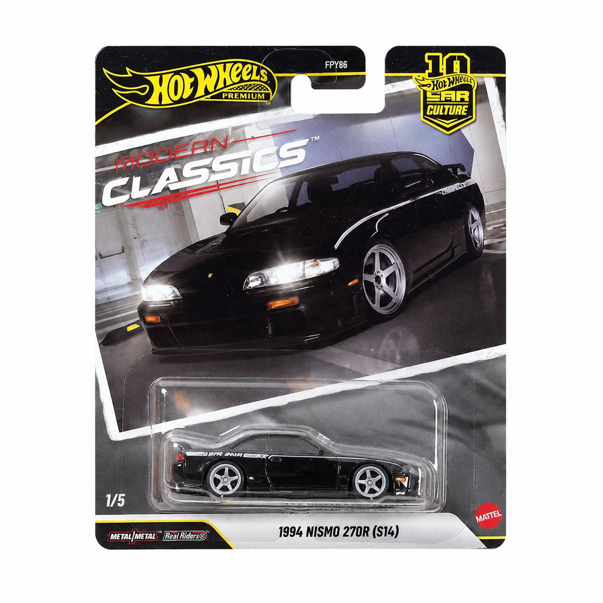 Hot Wheels Imported Premium 1994 NISMO 270R (S14) – Modern Classics Series | 1:64 Scale Die-Cast Model