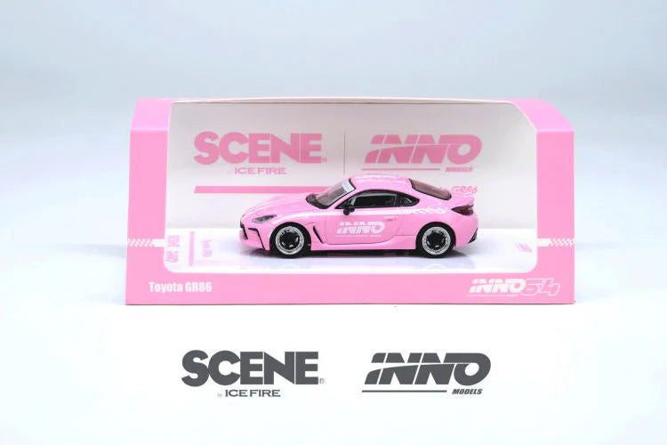 INNO64 Toyota GR86 – INNO-MODELS x SCENE by ICE FIRE Collab (Macau GP 2024) IN64-GR86-MGP24P – 1:64 Scale Diecast Model