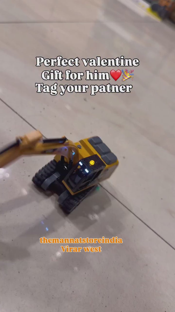 Trasped JCB RC Excavator – 1:64 Scale 2.4GHz Remote Control Alloy Model