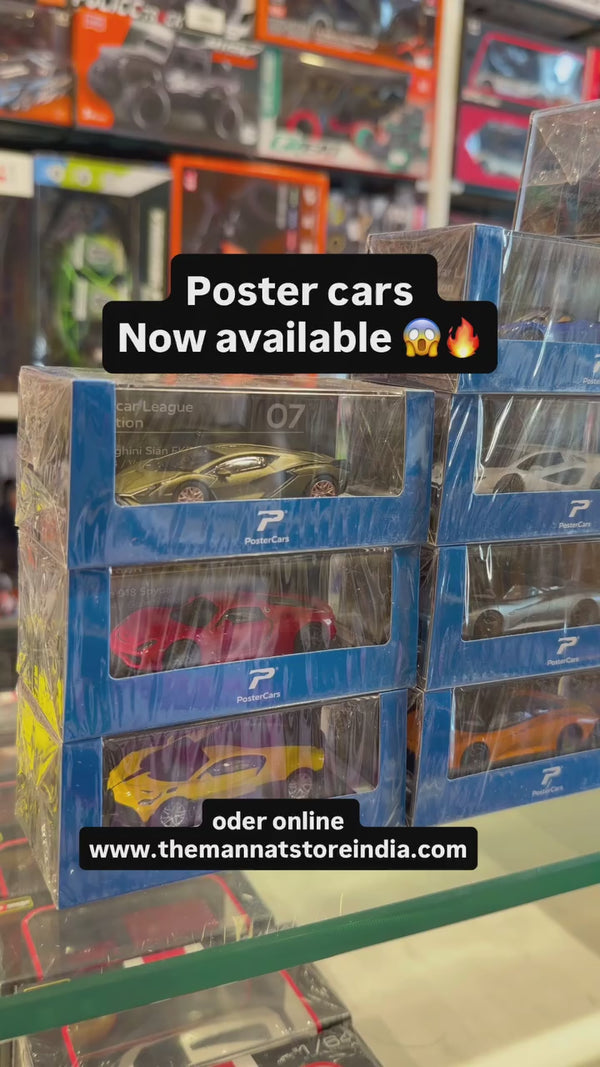 Poster Cars Lamborghini Sián FKP 37 Blu Uranus (H08) – 1:64 Scale Diecast Model