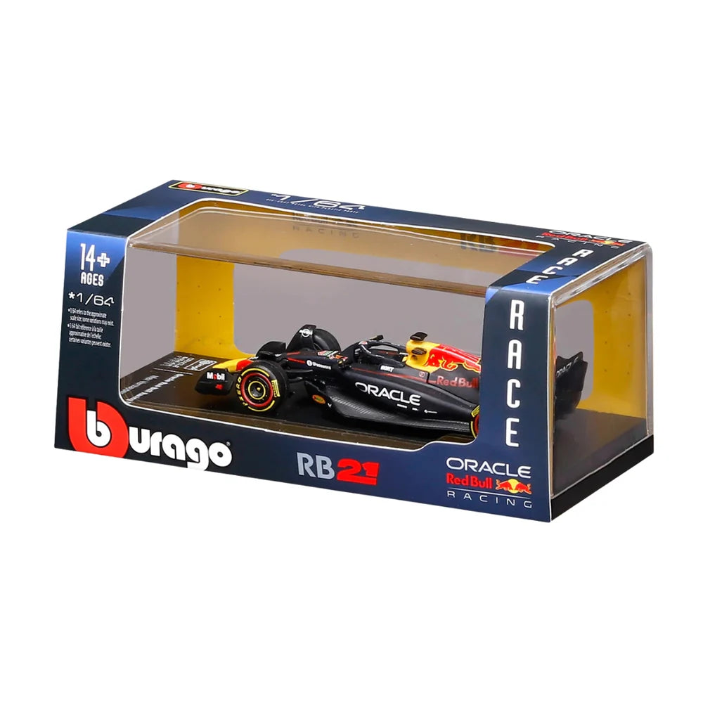 Bburago 2025 Oracle Red Bull Racing RB21 #1 Max Verstappen – 1:64 Scale Die-Cast Model