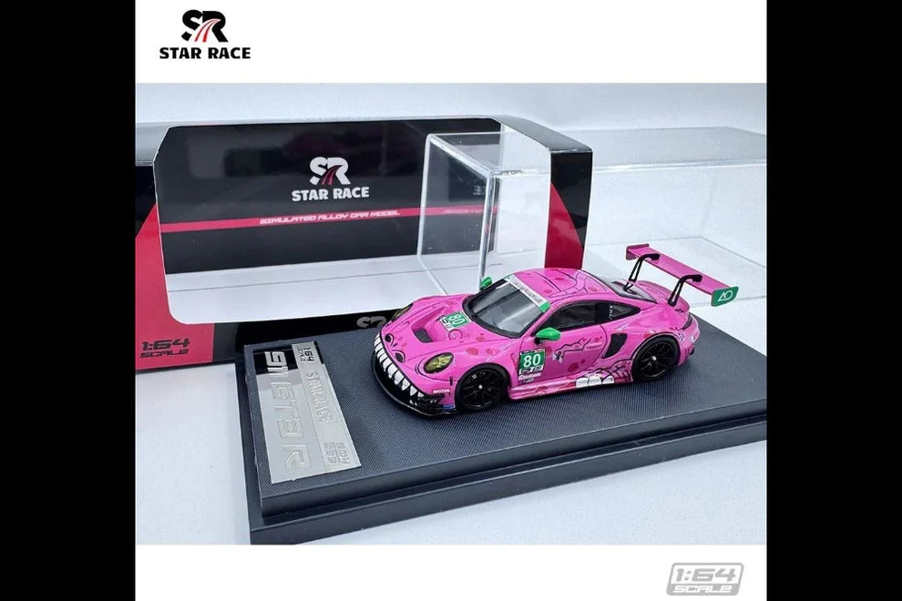 Star Race SR64003 Porsche 911 GT3 T-Rex Pink – 1:64 Scale Die-Cast Model