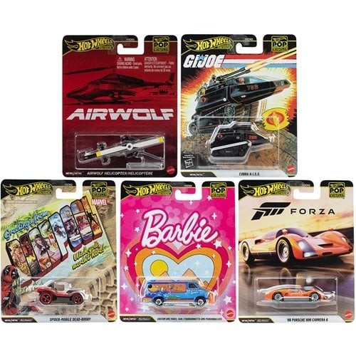 Hot Wheels 2026 Pop Culture Set of 5 (MRP) – Premium 1:64 Scale Die-Cast Models