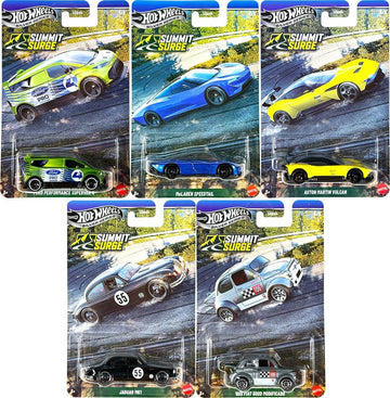 Hot Wheels 2026 Summit Surge – Complete Set of 5 Imported 1:64 Scale Die-Cast Cars