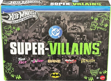 Hot Wheels Batman Silver Series Super-Villain 5-Pack (MRP) – 1:64 Scale Die-Cast Models