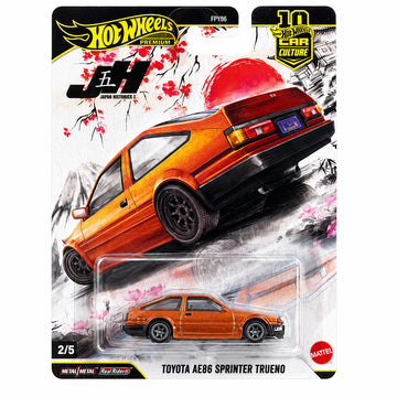 HOT WHEELS PREMIUM – TOYOTA AE86 SPRINTER TRUENO | JAPAN HISTORICS SERIES