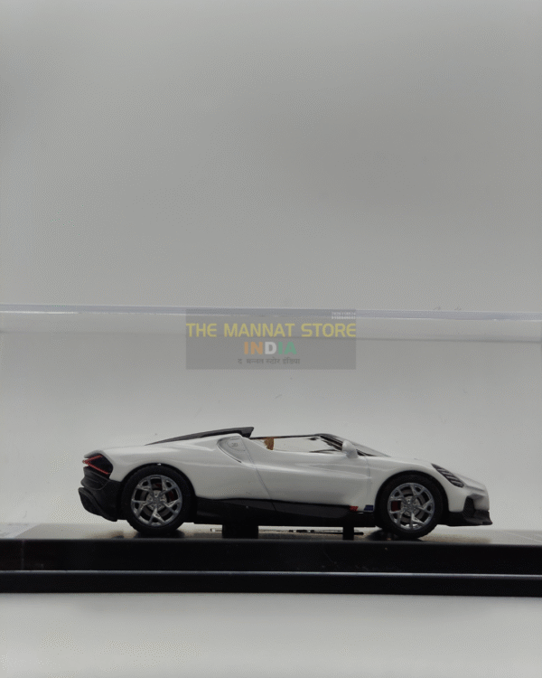 Poster Cars Bugatti Mistral (Blanc) – 1:64 Diecast Scale Model - Image 2
