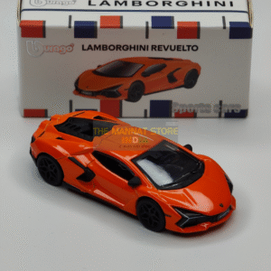 Official Bburago Lamborghini Revuelto Orange - 1 : 64 Diecast Scale Model