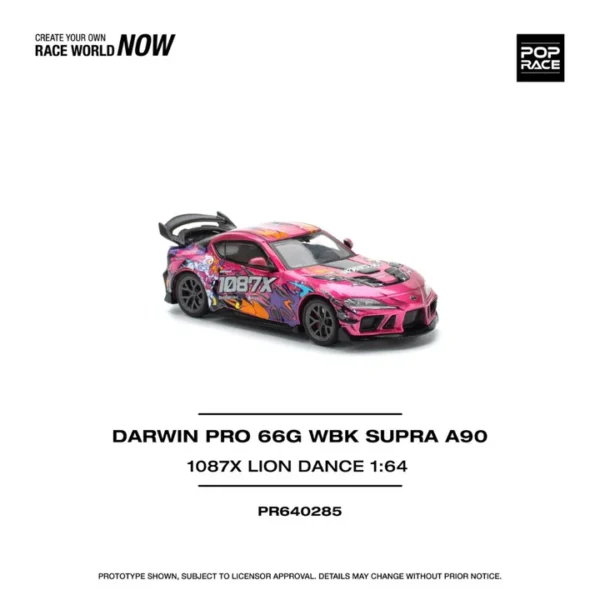 Pop Race #285: Darwin Pro 66G WBK Supra A90 1087X Lion Dance