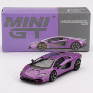 1:64 Lamborghini Countach LPI 800-4 -- Viola 30th -- Mini GT MGT00865