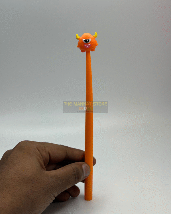 Monster Party Gel Pen – 0.5mm Cute Cartoon Design (Random Color) - Image 2