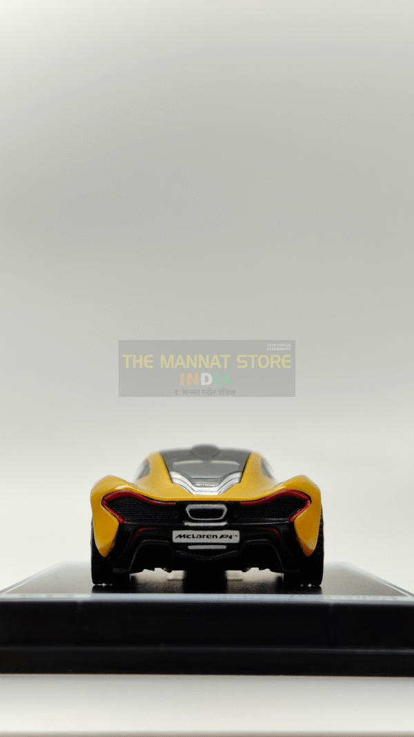 McLaren P1 (Volcano Yellow) – 1:64 Poster Cars - Image 3