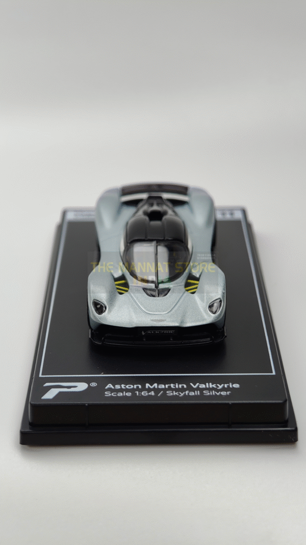 H11 - Aston Martin Valkyrie (Skyfall Silver) Poster Cars - Image 2