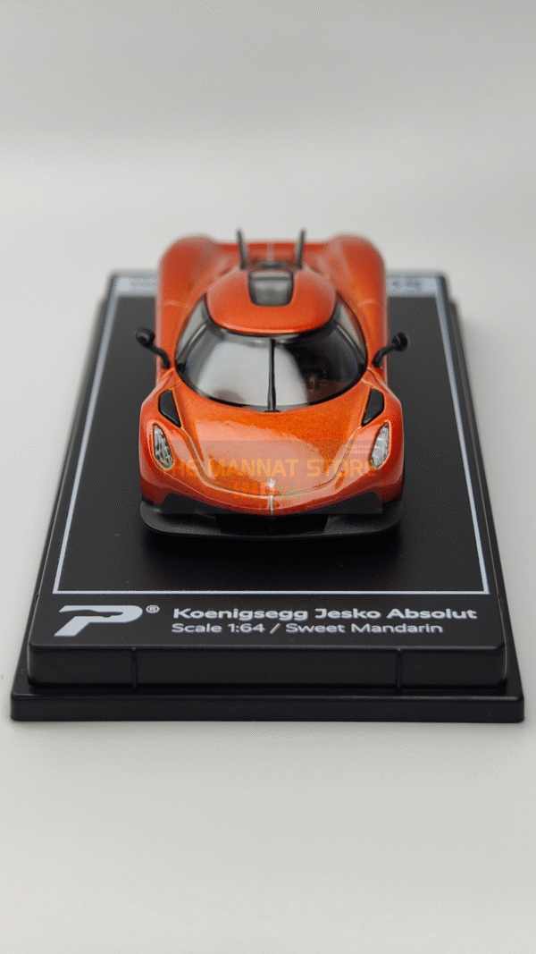H05 – Koenigsegg Jesko Absolut (Sweet Mandarin) – 1:64 Poster Cars - Image 3