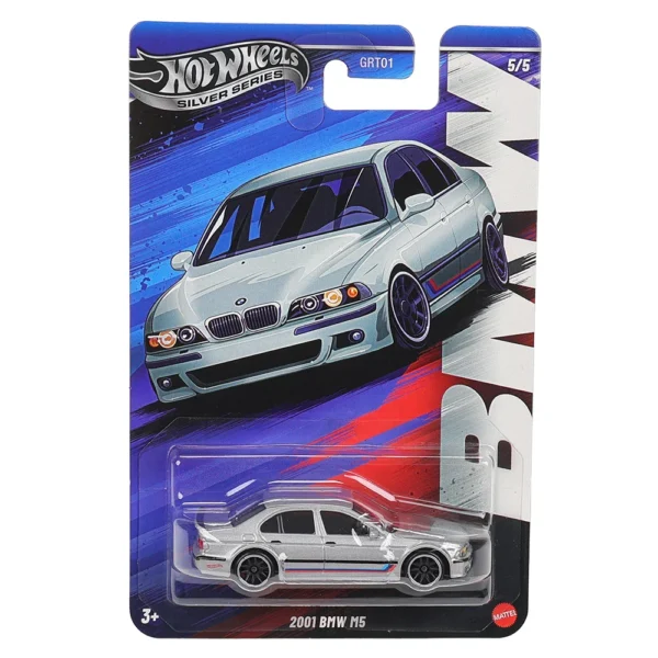 Hot Wheels 2025 BMW Silver Celebration Series – Set of 5 Cars (1:64 Scale) - Image 6