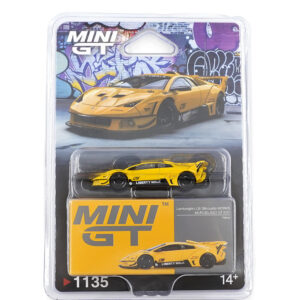 Mini GT Blister #1135: Lamborghini LB-Silhouette WORKS MURCIELAGO GT Evo Yellow