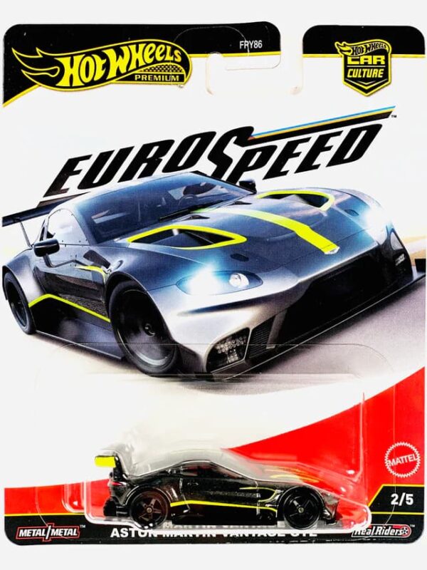 Hot Wheels 2025 Car Culture Euro Speed – Aston Martin Vantage GTE (Premium Diecast Car)