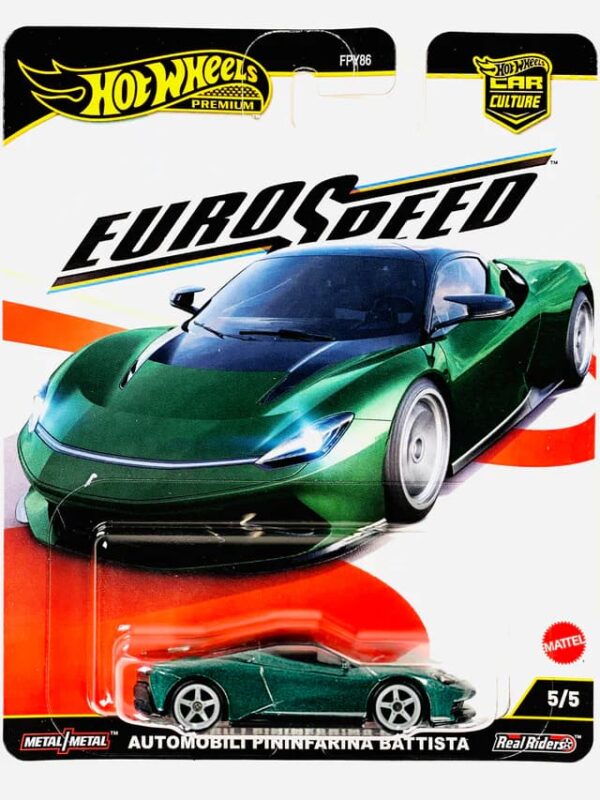 Hot Wheels 2025 Car Culture Euro Speed – Automobili Pininfarina Battista (Premium Diecast Car)