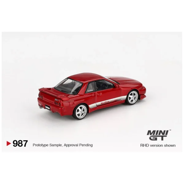 Mini GT #987 – Nissan Skyline GT-R (R32) VeilSide Combat C-I Gem Red - Image 3
