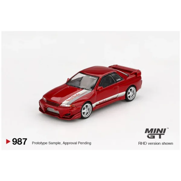Mini GT #987 – Nissan Skyline GT-R (R32) VeilSide Combat C-I Gem Red - Image 2