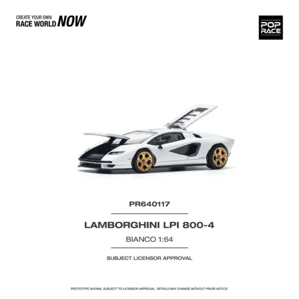 Pop Race #117: Lamorghini Countach LPI 800-4 1:64 - Image 3