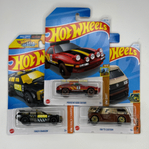 Hot Wheels 2024 Q Case – Set of 3 (Porsche 928 Safari, Track Dragon, VW T3 Custom)
