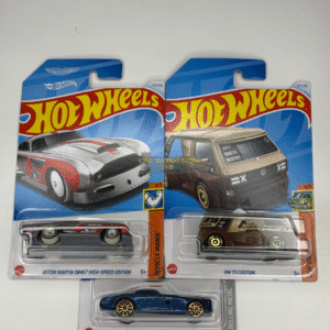 Hot Wheels 2024 Q Case – Set of 3 (Aston Martin DB4 GT High-Speed Edition, VW T3 Custom, Hi-Roller 2)