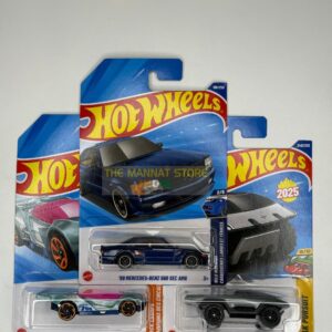 Hot Wheels 2024 Indian Q Case – Set of 3 (’89 Mercedes-Benz 560SEC AMG, Blitzspeeder, PolestarTRX)