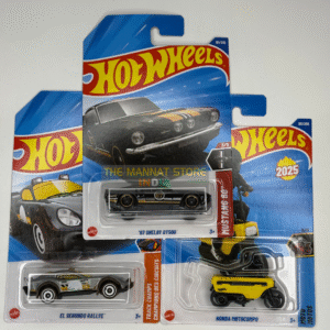 Hot Wheels 2024 Indian Q Case – Set of 3 (’67 Shelby GT500, El Segundo Rallye, Honda Motocompo)