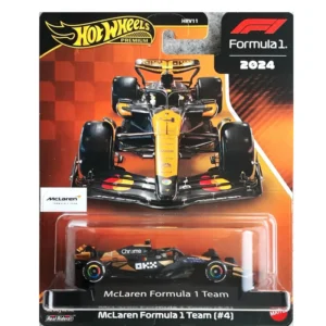 Hot Wheels Premium Formula F1 2024 – McLaren Formula 1 Team (#4) – 1:64 Scale Diecast Car